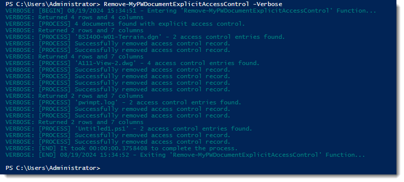 removeexplicitaccess